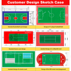 Césped Artificial para Campo de Fútbol, Duradero, Impermeable, Absorbente de Impactos, Césped Deportivo de Fácil Instalación, Color Verde, Uso Multipropósito - Product Image 6