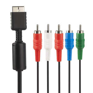 สายเคเบิล HDTV <span class=keywords><strong>AV</strong></span> แบบมีสายขนาด 6 ฟุต ผลิตจากวัสดุ ABS สำหรับเชื่อมต่อ 2 และ 3 หัว RCA คอมโพสิต สำหรับ PS2 และอื่นๆ - Product Image 1