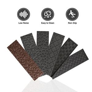 Châu Âu hiện đại cao su Thảm ủng hộ cầu thang chống trượt treads Thảm hình học hình chữ nhật cho nhà trẻ em bán buôn máy làm - Product Image 4