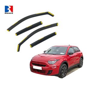 Déflecteurs de vent intérieurs pour FIAT 600/600E 2023+ - Pare-pluie pour fenêtres 4 portes - Visières anti-vent - Product Image 1