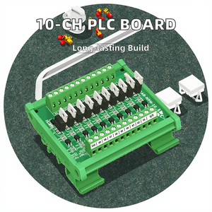 Placa Amplificadora de Señal PLC para Microcontrolador de Chip Único, 10 Canales, Entrada/Salida NPN/PNP para Uso Automático con Fotocoplador - Product Image 2