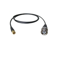 Câble de sonde d'échographie BNC vers 00 01/1 femelle compatible avec les convertisseurs adaptateurs Big/Mini Lemos vers BNC