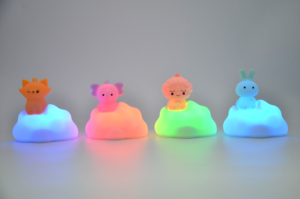 Đám Mây Dễ Thương Đèn Silicone Mềm Dễ Thương Hình Dạng Động Vật Ánh Sáng Ban Đêm Với Từ Xa Thời Gian Đầy Màu Sắc Có Thể Sạc Lại Ánh Sáng Cho Trẻ Em Bé - Product Image 5