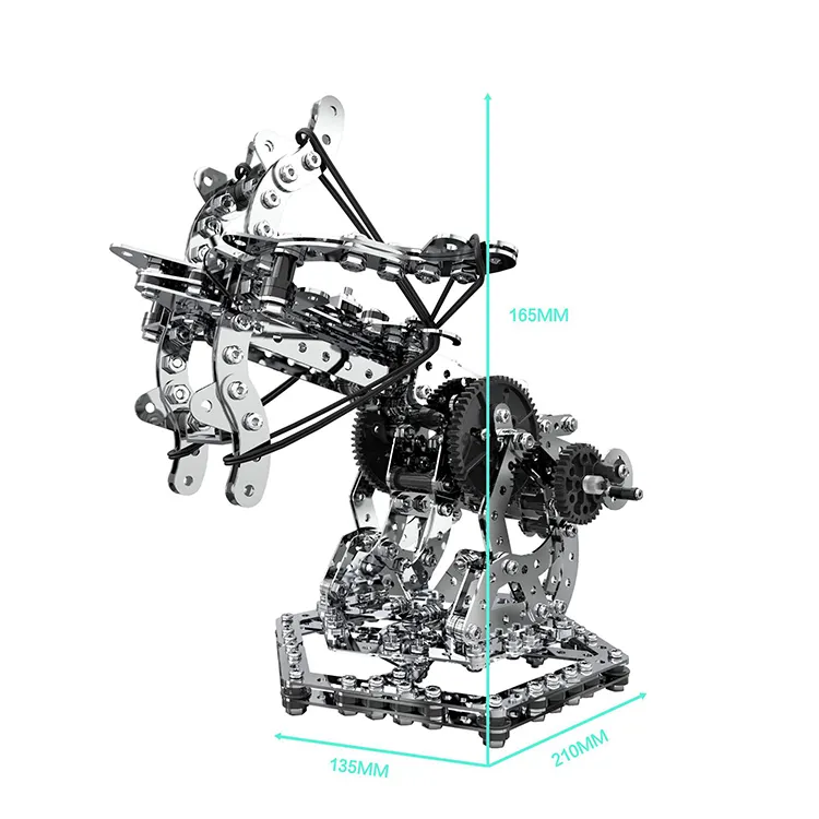 Penjualan laris Model DIY berburu naga Model rakitan Manual Puzzle logam 3D untuk dewasa