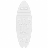 Plaque en métal vintage « Surfs up » pour la décoration murale de la maison de plage ou du bar, en relief, personnalisée, fabrication directe d'usine OEM