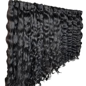 Extensions de Cheveux Humains Remy Ondulés Naturels Prêts à Expédier, Cheveux Vierges Bruts Birmans Bouclés pour Femmes Noires, 100g, Toutes Couleurs - Product Image 3