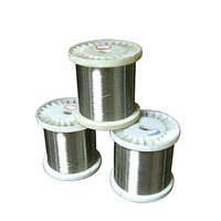 Kawat Pegas Stainless Steel Bulat Halus Berkilau Perak 304/316 Anti-Korosi Kekuatan Tarik Seragam Standar Lainnya Merek He Xing