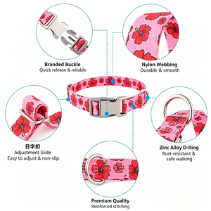Custom Heat Transfer Print Pet <b>Collars</b> <b>Large</b> <b>Dog</b> Walking <b>Dog</b> <b>Collars</b> Alaska Adjustable <b>Dog</b> <b>Collars</b> <b>Collars</b> - Product Image 3