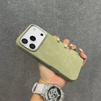 Étui de luxe en tissu flanelle avec coque rigide magnétique en métal pour appareil photo, compatible avec iPhone 18 17 16 15 14 13 12 Pro Max