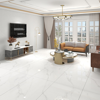 Carreaux de marbre pour salon et salle à manger, carrelage en céramique de porcelaine de Foshan 600x1200, style simple, vente directe usine