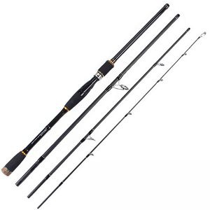 Leurre de pêche en rivière <span class=keywords><strong>Canne</strong></span> à pêche Spinning Casting Rod Travel Rod 1.8m 2.1m 2.4m 2.7m 3m 4 Section Fishing Travel Lure Rod for Bass - Product Image 2