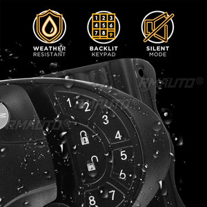 ระบบล็อคประตู RV แบบไร้กุญแจสำหรับรถบ้านและรถพ่วง พร้อมกุญแจไฟฟ้าแบบไร้กุญแจ 2 ดอก ระบบ Deadbolt และโหมดเงียบ - Product Image 6