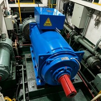Moteur synchrone industriel triphasé à aimant permanent AC à engrenages planétaires 3000W 50-150Hz IP55 à fréquence variable vectorielle