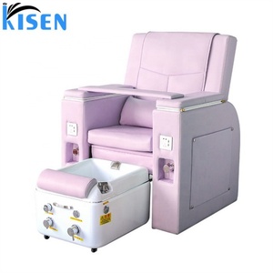 เก้าอี้นวดสปาทำเล็บเท้าปรับเอนได้ รุ่นหรูหราทันสมัย ยี่ห้อ Kisen Beauty Salon Furniture พร้อมระบบนวดหลังไฟฟ้า มีจำหน่ายแล้ว - Product Image 2