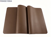 Tapete de Yoga de PU para Cruceros, Resistente al Agua Salada, Superficie de Secado Rápido, Plegable y Compacto