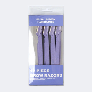 Set di Rasoi per Sopracciglia in Acciaio Inossidabile Biodegradabile, Confezione Personalizzata del Produttore Originale, 3 Pezzi - Product Image 2