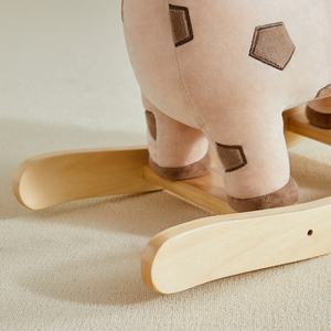 Asweets-Chaise <span class=keywords><strong>à</strong></span> <span class=keywords><strong>bascule</strong></span> en peluche, <span class=keywords><strong>girafe</strong></span>, jouet <span class=keywords><strong>à</strong></span> <span class=keywords><strong>bascule</strong></span> en bois pour enfants, cheval <span class=keywords><strong>à</strong></span> <span class=keywords><strong>bascule</strong></span> - Product Image 5