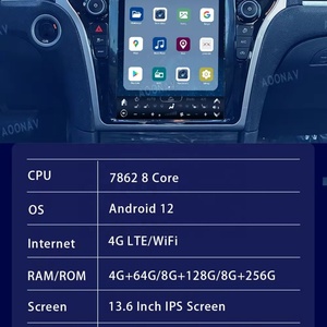 13.6 Inch Android Car Radio for Chrysler 300C 2011-2023 <b>Stereo</b> Multimedia Video Player GPS Navigation Unit Wireless Carplay 7862 - Product Image 5