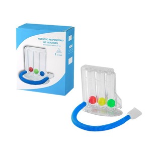 Có thể điều chỉnh 3-bóng hơi thở Exerciser mỗi giây trong nhà phổi hô hấp đào tạo thiết bị cho bơi lội và bệnh nhân cao tuổi - Product Image 2