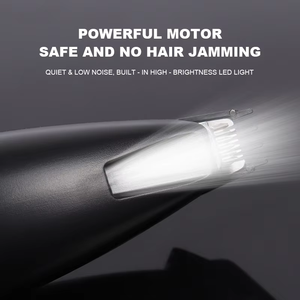 Pemangkas bulu anjing isi ulang, pemangkas cakar anjing dengan lampu LED dapat diisi ulang, pemangkas kaki kebisingan rendah tahan air - Product Image 4