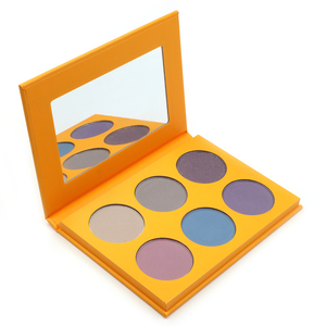 Nuovo arrivo Palette di ombretti a 6 colori a pigmentata alta etichetta privata vegana trucco a lunga durata carta minerale personalizzata per gli occhi - Product Image 2