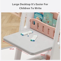 Ensemble table et chaise d'étude multifonctionnel pour enfants, tables pour enfants avec tableau magnétique