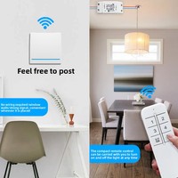 Ewelink Smart Wifi Switch Télécommande sans fil sans câblage pour la maison Android App Timing Modification de la télécommande