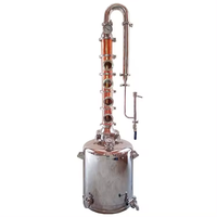 Kit de distillation d'alcool, alambic, eau, tube en cuivre, chaudière, kit de brassage à domicile, acier inoxydable