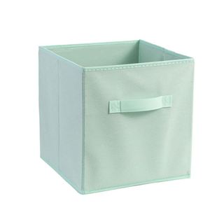 Custom Fabric Storage Cube 18L Open Folding Clothing <b>Box</b> with Handle for Shelves or Cupboard - Product Image 4