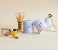 Thé Matcha Japonais, Fouet à Matcha, Porte-fouet en Céramique, Ensemble de Cérémonie Fait Main, Kit Personnalisé