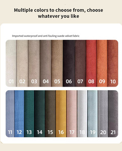 Sofá de anacardo inusual con diseño curvo, sala de estar de tela, sofá de compresión de vacío transfronterizo - Product Image 6