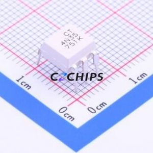 ทรานซิสเตอร์ทรานซิสเตอร์4N35 DIP-6ใหม่ของแท้ชิ้นส่วนอิเล็กทรอนิกส์ออปโต้คัปเปลอร์เอาท์พุท - Product Image 1