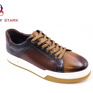 Chaussures de mariage pour hommes en cuir de vache véritable faites à la main avec logo personnalisé Dreamy Strark, couleurs mélangées, confortables, respirantes, style marche, luxe - Product Image 3
