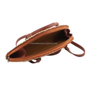 Bolsa de playa de jacinto de agua natural con ASA/mochila tejida de algas marinas naturales regalo verano playa Casual Uso de fiesta - Product Image 2