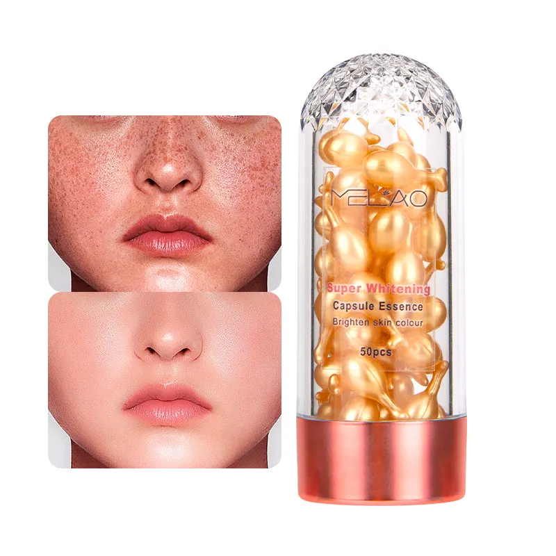 Tùy chỉnh siêu làm trắng huyết thanh mặt Capsule huyết thanh da Dark Spot Corrector sáng mặt huyết thanh viên nang