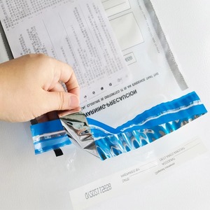 Sac de sécurité inviolable à usage douanier sac à gousset latéral pour l'emballage de la gomme à mâcher en gelée de lait avec verrouillage <span class=keywords><strong>des</strong></span> preuves secrètes - Product Image 6