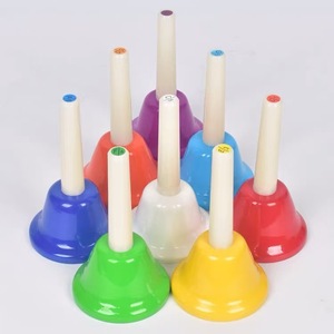 Instrumentos de percusión para niños, campanas de colores de 8 tonos, campana de melodía, Glockenspiel arcoíris, juguete musical para niños de 2 a 4 años - Product Image 2