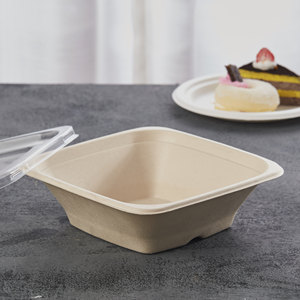 Placa de papel PFAS desechable, cuencos de Burrito compostables de Ramen - Product Image 5