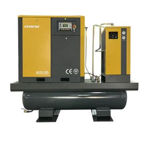 ضاغط هواء حلزوني بسرعة ثابتة وتشغيل شبه صامت، يعمل بزيت المحرك المبرد، بقدرة 120 قدم مكعب في الدقيقة، 22 كيلوواط، 30 حصان، سعة 2000 لتر - Product Image 4