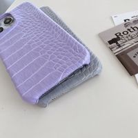 Coque de téléphone personnalisable en similicuir crocodile pour iPhone 18 17 Pro Max, demi-coque pour iPhone 18 17 Pro Max
