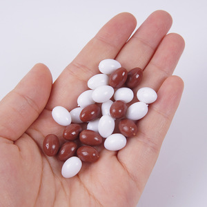 Huevo de ganso en miniatura/huevo estofado, comida realista hecha a mano, arroz en olla de barro, huevo de pato, accesorios de ingredientes, 1.1cm, estofado - Product Image 1