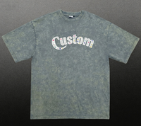 T-shirt personnalisé pour homme, manches courtes, broderie et impression de logo, haute qualité, vente en gros
