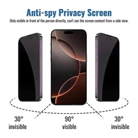 Protection d'écran hydrogel anti-espionnage de qualité AAA, étanche, pour iPhone 17 16 15 14 13 12 Pro Max