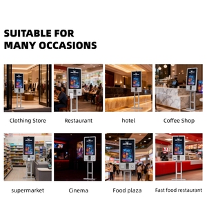 Distributeur automatique de nourriture chaude OEM 21,5 32 pouces, borne de commande, terminal de point de vente Android avec imprimante d'étiquettes - Product Image 6