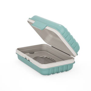 Boîte à savon drainante pour la douche, porte-savon de voyage étanche avec couvercle pour le camping, la randonnée, la salle de sport et les activités de plein air - Product Image 1