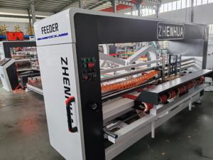 Qzd Eenvoudige Bediening Laag Onderhoud Zhenhua 200 M/min Hoge Snelheid Automatische Lijmmachine Voor Golfkartonnen Doos - Product Image 4