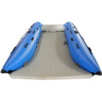 Bateau de course gonflable Catamaran, petit bateau de dessin animé à grande vitesse, de 330cm, offre spéciale