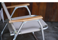 Chaise pliante de directeur en acier à haute teneur en carbone, fauteuil portable d'extérieur avec dossier réglable, léger pour jardin, terrasse, camping