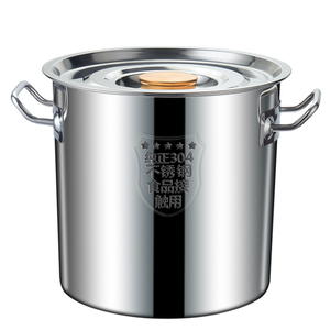 Casserole multifonctionnelle à double anse <span class=keywords><strong>en</strong></span> acier inoxydable 304 pour cuisinière à induction, avec marquages de mesure - Product Image 4