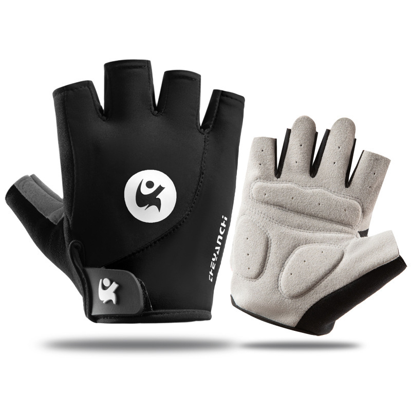 Summer Half-Finger Outdoor Sports Gloves Microfiber Breathable Bicycle Motorcycle Mountain Bike Gloves Non-Slip Comfort Safety